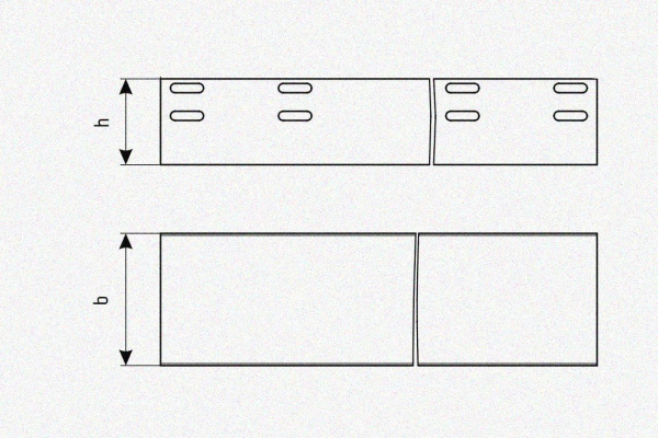 Лоток глухой ЛМГ 50х50х2000 УТ1,5, горячее цинкование, S1,0