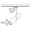 Светильник трековый 1*GU10 50Вт Черный IP20 Elti TR005-1-GU10-B Technical