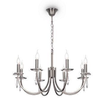 Люстра 8*E14 40Вт Никель IP20 Forte FR1006PL-08N Freya