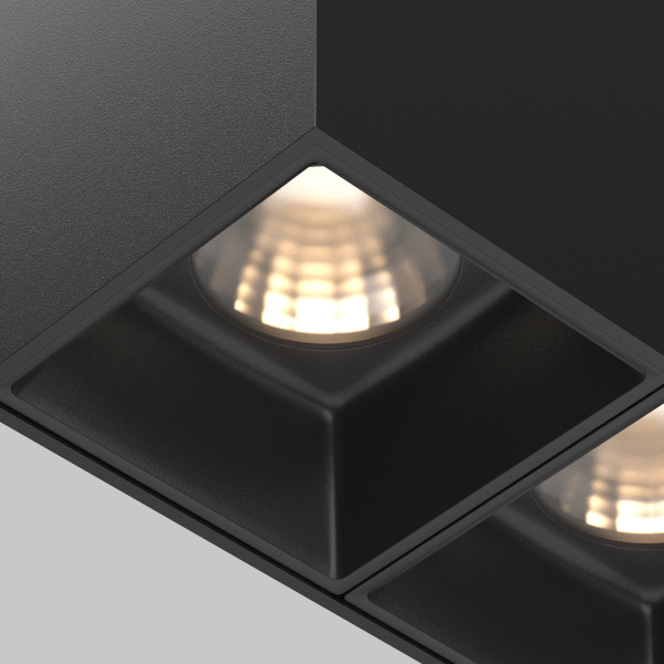 Потолочный светильник LED 24Вт Черный IP20 Ceiling & Wall C065CL-02-L12W3K-B Technical Maytoni