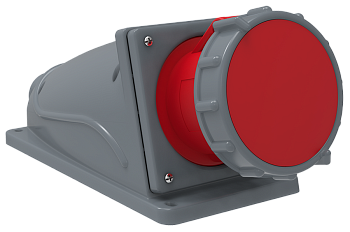 Розетка стационарная ССИ-134 63А-6ч/380-415В 3Р+РЕ IP67 MAGNUM IEK