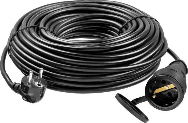 Силовой удлинитель-шнур ПВС 3х1.5 30 м 3500Вт IP44, ПВС 315-Ш, Профессионал ЗУБР