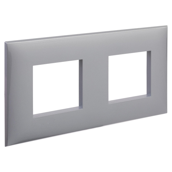 Рамка "Avanti", "Закаленная сталь", 2 поста (4 мод.) DKC