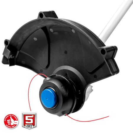 36В бесщеточный триммер, 2х18В АКБ (2Ач) ТАБ-365-22 ЗУБР