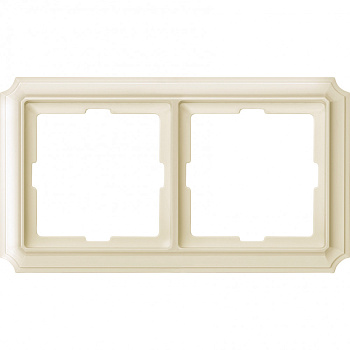 MERTEN Antique Рамка горизонт/вертик 2 мест . бежевый IP20 Schneider Electric