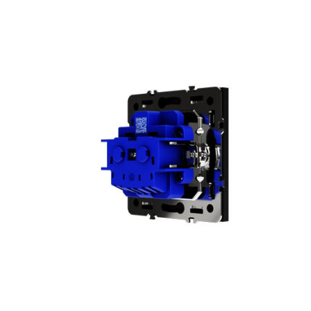 Розетка встраиваемая Voltum S70 с заземлением и защитными шторками, 16А, (графит)