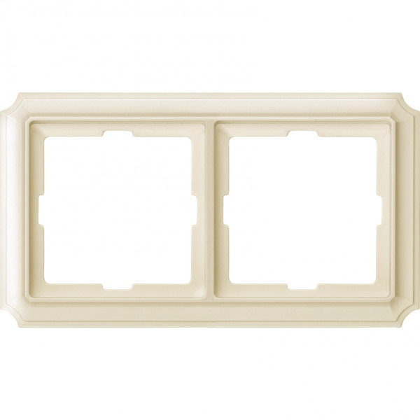 MERTEN Antique Рамка горизонт/вертик 2 мест . бежевый IP20 Schneider Electric