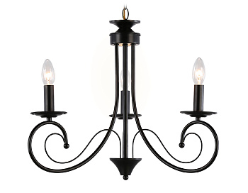 Светильник подвесной TR9606/3 BK черный E14/3 max 40W D560*650 Ambrella Light Светильник подвесной TR9606/3 BK черный E14/3 max 40W D560*650 Ambrella Light