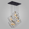 Подвесной светильник в стиле лофт 6*E27 60Вт черный IP20 Alambre (191 Alambre) TK Lighting