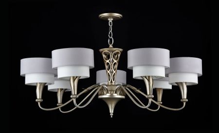 Люстра 7*E14 40Вт Серебро Антик IP20 Lillian H311-07-G Maytoni