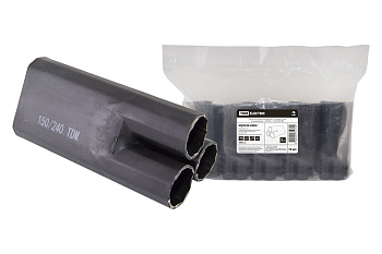 Перчатка термоусаживаемая с клеевым слоем на напряжение 1 кВ 3ПТк-1-150/240 TDM