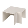 Поворот 90 гр, (60х60) (4 шт) белый EKF-Plast