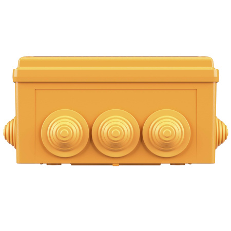 Коробка пластиковая FS с кабельными вводами и клеммниками, IP55, 150х110х70 мм, 4р, 450V, 32A, 10 мм2, нерж.контакт DKC