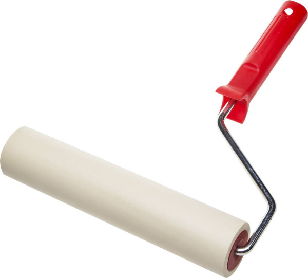 Валик прижимной "ЭКСПЕРТ" в сборе, резиновый, бюгель 8мм, 46x240мм ЗУБР