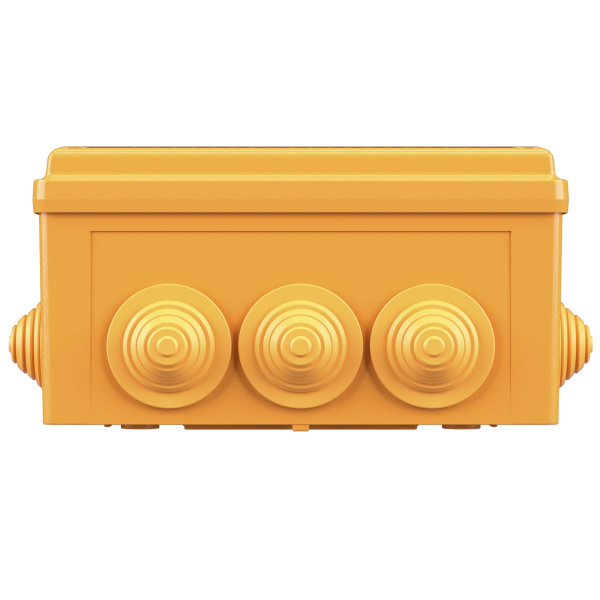 Коробка пластиковая FS с кабельными вводами и клеммниками, IP55, 150х110х70 мм, 4р, 450V, 32A, 10 мм2, нерж.контакт DKC