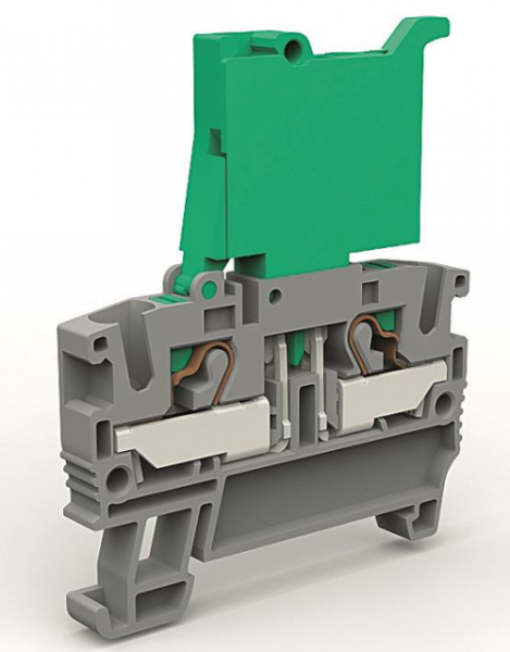 Клемма с держателем предохранителя на 4 кв.мм с индикацией DKC