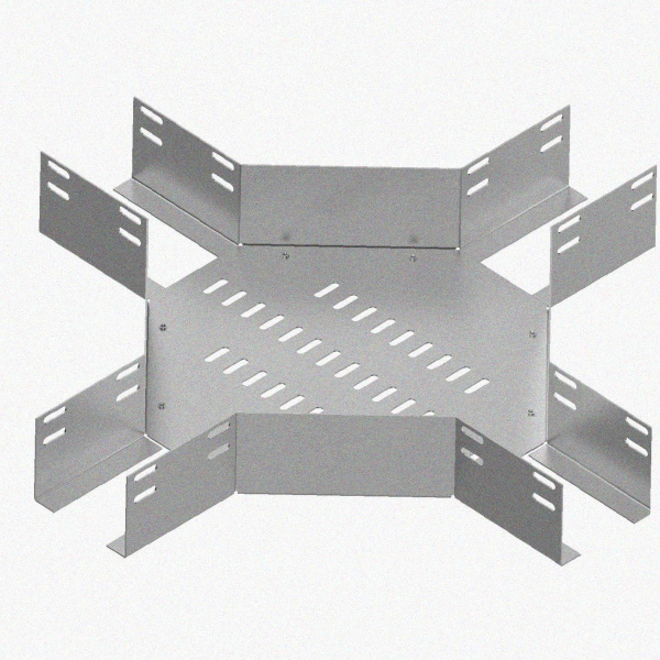 Лоток крестообразный глухой КМГ 600х80 УХЛ1, горячее цинкование, S1,5