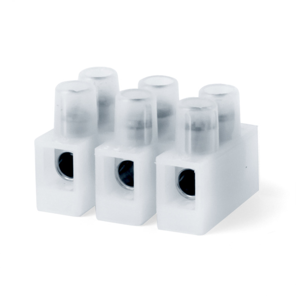 Клеммник полиамид 6.6, 3П, 110°С, 450V, 24А, 2,5мм.кв. (р) DKC