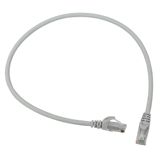 Патч-корд TERACOM PRO Cat,6 неэкранированный UTP оболочка LSZH серый (0,5м) EKF