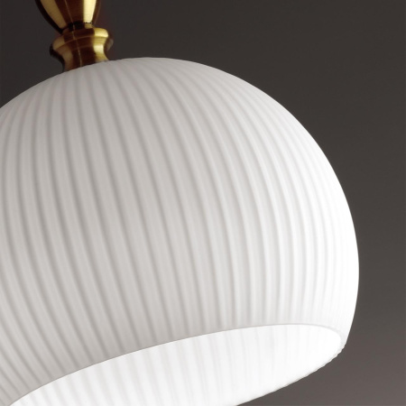 Подвес E27 60W RUNGA белый/бронзовый ODEON LIGHT