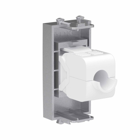 Компьютерная розетка RJ-45 без шторки модульная, кат.6, "Avanti", "Закаленная сталь", 1 модуль DKC Компьютерная розетка RJ-45 без шторки модульная, кат.6, "Avanti", "Закаленная сталь", 1 модуль DKC