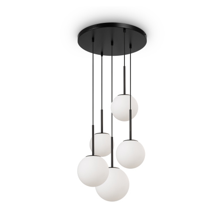Подвесной светильник 5*E14 40Вт Черный IP20 Basic form MOD321PL-05B Maytoni