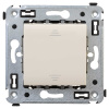 Перекрестный переключатель одноклавишный в стену, "Avanti", "Ванильная дымка" DKC