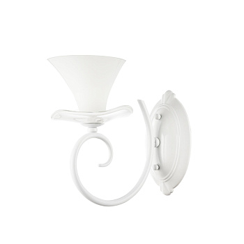 Бра 1*E14 40Вт Жемчужный белый IP20 Fabre FR2001-WL-01-W Freya