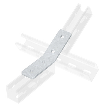 Уголок крепежный двойной 60?, INOX 304 DKC