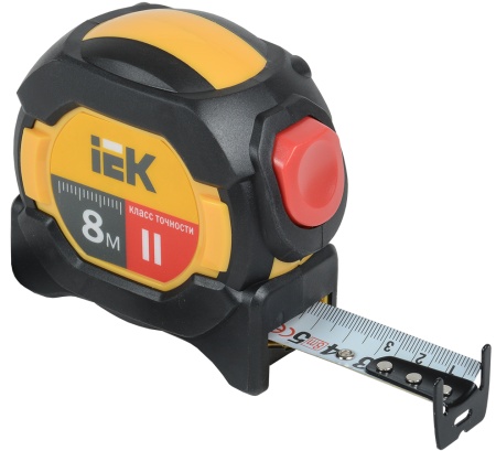 Рулетка измерительная PROFESSIONAL 8м IEK