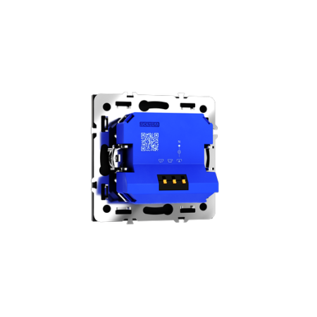 Светорегулятор встраиваемый Voltum S70 поворотно-нажимной 600 Вт, (черный матовый)