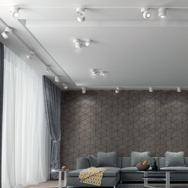 Св-к трековый IP20 LED 15W 4000K 1300Лм 100-265V белый GRODA NOVOTECH