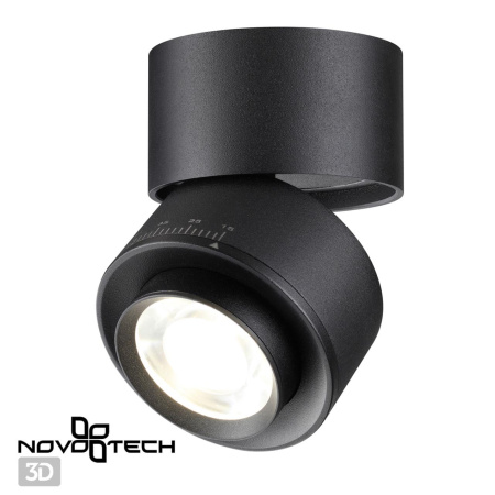 Св-к накл.св/д IP20 LED 4000К 18W 220V EDDY черный NOVOTECH