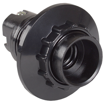 Патрон с кольцом Пкб14-04-К11 карболитовый Е14 черный (индивидуальный пакет) IEK