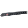 Блок розеток PDU TERACOM PRO 19" 1U 16А/250В 8 розеток Schuko с выключателем шнур питания длиной 2 метра сечение 3x1,5 мм2 вилка Schuko корпус алюмини Блок розеток PDU TERACOM PRO 19" 1U 16А/250В 8 розеток Schuko с выключателем шнур питания длиной 2 метра сечение 3x1,5 мм2 вилка Schuko корпус алюмини