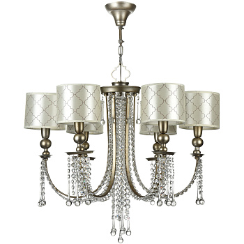 Люстра 6*E14 40Вт Серебро Антик IP20 Bience H018-PL-06-NG Maytoni