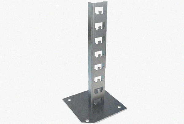 Стойка кабельная напольная одинарная К1171х800 УТ1,5 горячее цинкование, L800