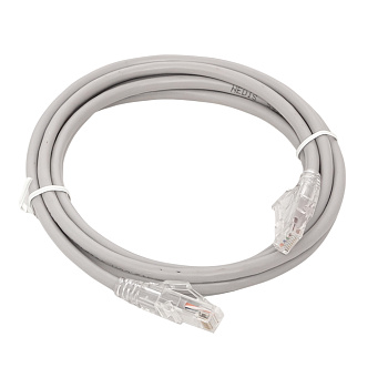 Патч-корд TERACOM PRO Cat,5E неэкранированный UTP оболочка PVC серый (10,0м) EKF