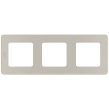 INSPIRIA Рамка горизонт/вертик 3 пост . шампань IP20 Legrand