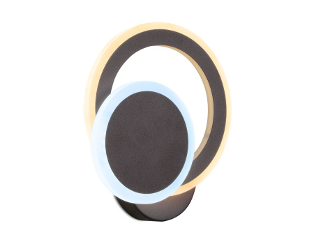 Настенный светодиодный светильник с выключателем FA561 CF/S кофе/песок LED 3000K/6400K 24W 200*200*60 Ambrella Light