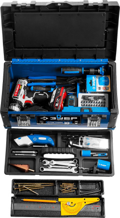 Ящик для инструмента "СПУТНИК-18" металлический, Профессионал ЗУБР