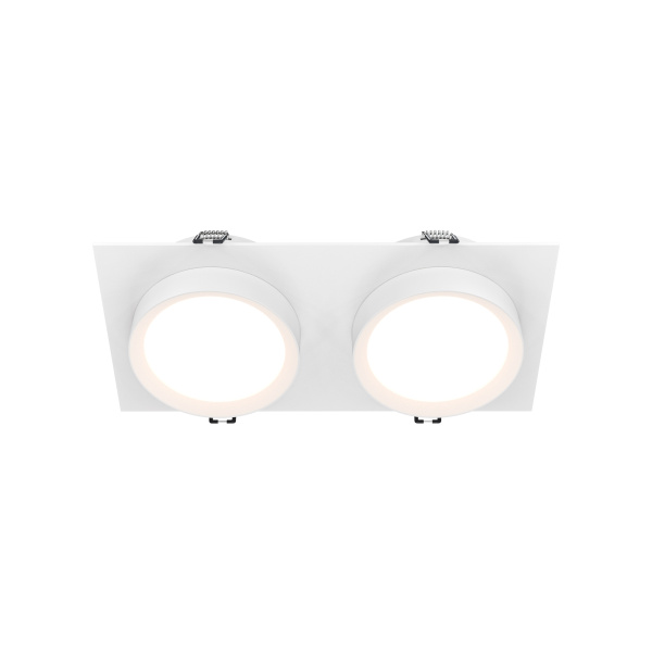 Встраиваемый светильник 2*GX53 15Вт Белый IP20 Downlight DL086-02-GX53-SQ-W Technical Maytoni
