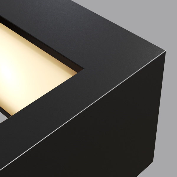 Настенный светильник (бра) 18Вт 3000К Черный IP54 Cont O464WL-L18GF3K Outdoor Maytoni