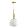 Подвес E27 60W RUNGA белый/бронзовый B ODEON LIGHT