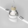 Встраиваемый светильник 1*GU10 12Вт Белый с Золотом IP20 Downlight DL044-01-GU10-W Technical Maytoni