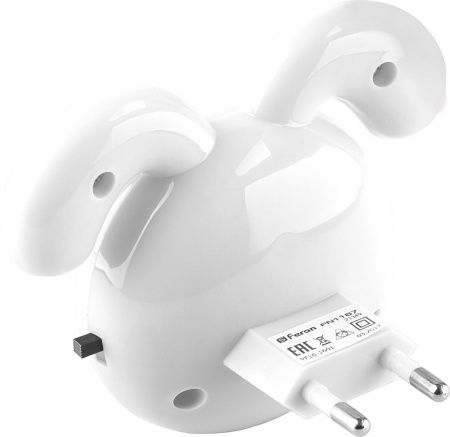 Светильник ночник Feron FN1167 0.5W 220V, белый