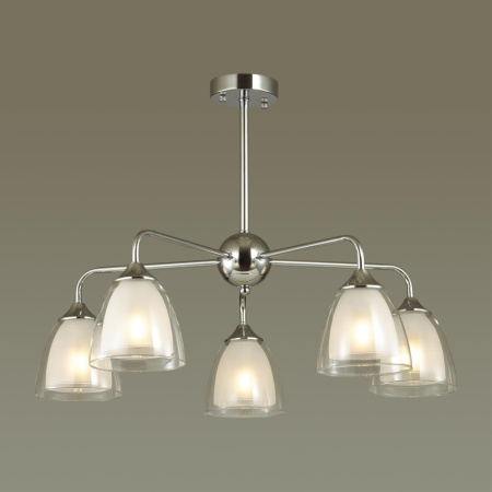 Люстра потолочная E14 5*60W 220V TOBY хром LUMION