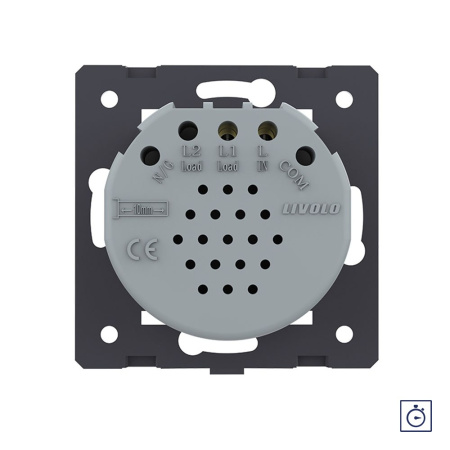 Сенсорный выключатель с таймером 1 клавиша (механизм) Livolo