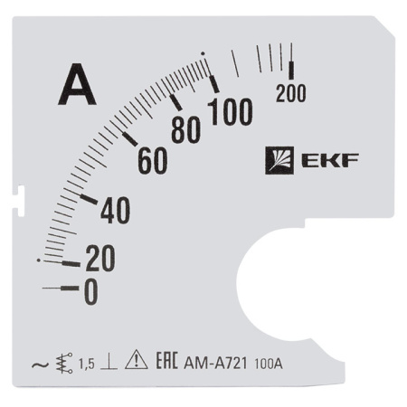 Шкала сменная для A721 100/5А-1,5 PROxima EKF