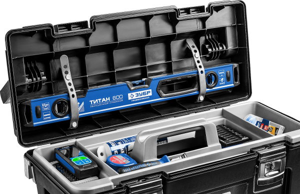 Ящик для инструмента "УМЕЛЕЦ-25" пластиковый, Профессионал ЗУБР